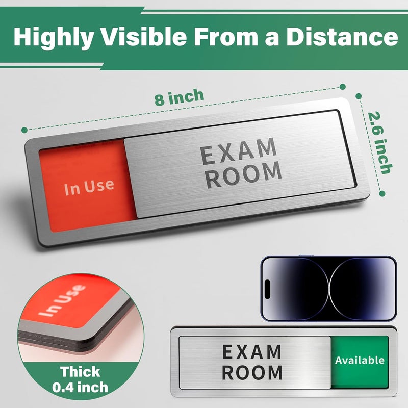 Abudada Psychologist Office Door Sign,Do Not Disturb- In Use/Available Slider Signs for Counseling Centers,In Session Door Sign for Therapists - Image 2